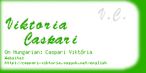 viktoria caspari business card